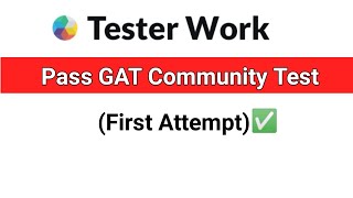 How to Pass Testerwork Test  Pass Testerwork Test with First Attempt [upl. by Pentheam]