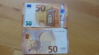 New 50 EURO banknote review 2017 [upl. by Malvia]