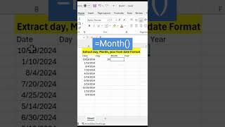 Extra Day Month Years from Date format excel excelformula microsoftexcel letsdatify [upl. by Eyla88]