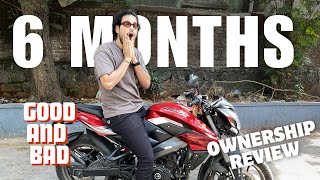 Ns200🔥 6 Months Ownership Review  Brutal Honest  2024 model [upl. by Liamsi]