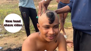 New head shave video vlog funny 🤣 tutorial school boy 2024 trending head shave asmr bobby barber [upl. by Aina]