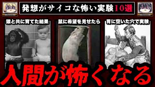 【人間の狂気】発想がサイコな怖い実験10選【ゆっくり解説】 [upl. by Neelav]