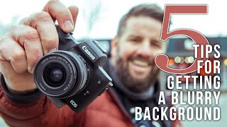 5 STEPS FOR GETTING A BLURRY BACKGROUND Shallow Depth of Field [upl. by Old]