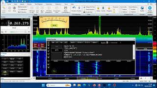 RTTY Freq 10263 Mhz In SDR Console Version 33 [upl. by Llesig]