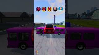 🚘Messi vs CR7 vs Haaland vs Neymar Lucky 😎beamngdrive simulator shorts ronaldo footballplayer [upl. by Renny]