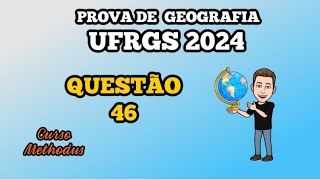 46 de 2024 da prova de Geografia da UFRGS  A Petrobrás retomou recentemente o interesse em explorar [upl. by Hanna]