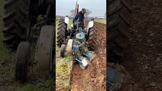 David Brown Tractor Ploughing [upl. by Mathian]