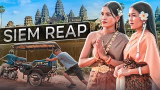 Siem Reap Cambodia Angkor Wat Temple and Local Life [upl. by Atirres]