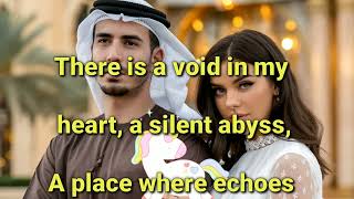 Fazza poems  There is a void in my heart a silent abyssA place where echoes of lost moments faz3 [upl. by Burgener352]