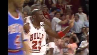 Michael Jordan Finishes MindBending Layup Around Bill Laimbeer [upl. by Merle956]