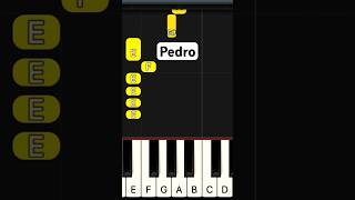 Pedro Pedro Pedro  Piano Tutorial TikTok [upl. by Amat]