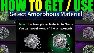 How to FARM Amorphous Material Pattern the first descendant Open amorphous Material [upl. by Ahsead]