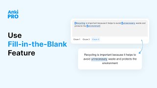 👀 Use quotClozequot FillintheBlank to Study Faster  Anki Pro [upl. by Sible]