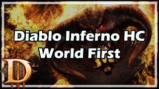 Diablo 3 World First Diablo Kill On Hardcore Inferno [upl. by Perseus]