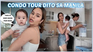 CONDO TOUR DITO SA MANILA DITO MUNA KAMI TITIRA 🏡  PINAS VLOG 🇵🇭 [upl. by Yerffoj305]