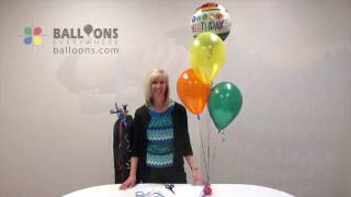 Balloon Basics Bouquet Assembly Tutorial [upl. by Fremont]