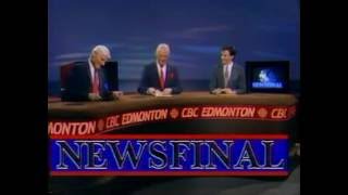 CBC Edmonton Newsfinal Intro 1986 [upl. by Einnus]