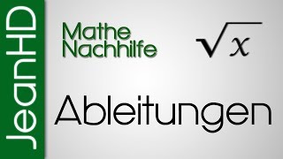 Mathe Nachhilfe  Ableitungen  Ableitungsregeln  Analysis [upl. by Pearson]