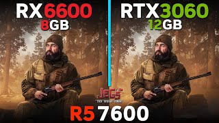 RX 6600 vs RTX 3060 12gb  Ryzen 5 7600  Tested in 15 games [upl. by Anala]