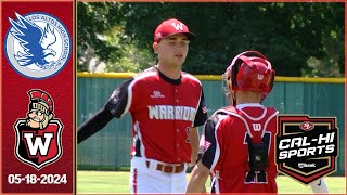 OFFICIAL HIGHLIGHTS  Los Altos at Westmont Baseball [upl. by Haramat]