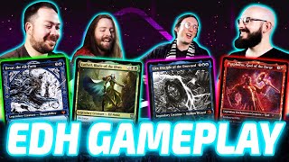 Orvar vs Lathril vs Lier vs Purphoros EDHCommander MTG Gameplay 2022 [upl. by Eiral519]