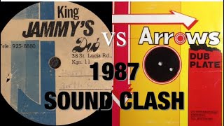 Official Reggae Sound Clash King Jammys vs Arrows Little Twitch Shabba Ranks Little John 1987 [upl. by Barrow]