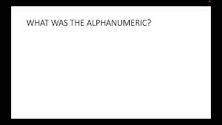 Visual Memory Exercise Alphanumeric Tachistoscope Easy [upl. by Aila]