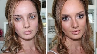 Simple Mauve Smokey Eye PromFormal Makeup Tutorial [upl. by Atsylak917]