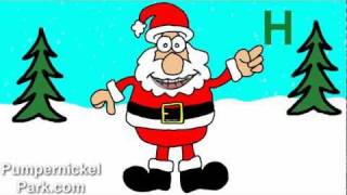 ABC Song  Santa Sings Alphabet Song to the Jingle Bells Tune  Alphabet Letters [upl. by Ran]