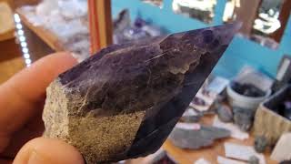 Chunky Iolite Crystal Point Gemstone Stone [upl. by Gypsie]