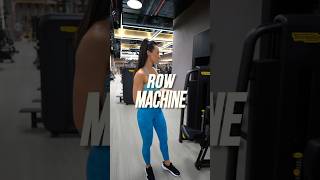 Its back day with the row machine 💪🏼 let me show you how to use it shorts [upl. by Abramson]