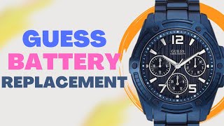 Guess Watch battery  Watch Battery Mens  Battery Replacement  DIY [upl. by Ky]