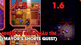 Nhiệm Vụ Quần Màu Tím Stardew Valley 15 Và 16 Mayors Shorts Quest [upl. by Zohara]