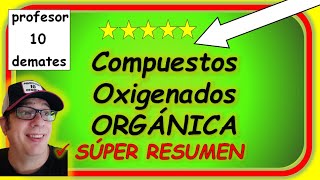 Funciones oxigenadas Formulación Orgánica Súper resumen [upl. by Esinel962]