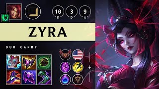 Zyra Carry vs Aphelios Triple Kill Dominating  NA Grandmaster Patch 1418 [upl. by Rowland]