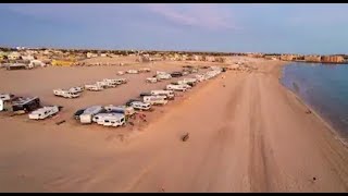 Puerto Penasco Mexico and camping out at Concha Del Mar Beach Campground [upl. by Teerprug]