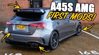 FIRST MODIFICATIONS to my A45S AMG [upl. by Jeffry826]