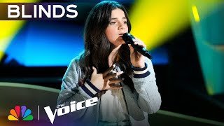 Teenager Julia Roome with Unbelievable Talent Sings quotDream a Little Dream of Mequot  The Voice  NBC [upl. by Hollenbeck]