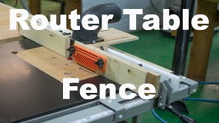 Router Table Fence DIY with Dust Collection Pt 1 [upl. by Resa]