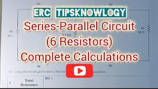 SeriesParallel Calculations for 6 Resistors [upl. by Iem423]