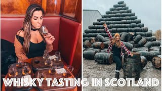 Scotland Distillery Tours  The Girl with Beer [upl. by Ainnek749]