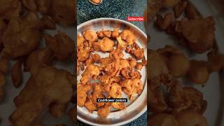 Cauliflower pakora  cauliflower snacks  pakoda  evening snacks [upl. by Aufmann]