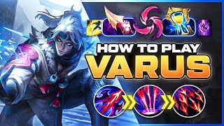 HOW TO PLAY AP VARUS MID SEASON 14  Build amp Runes  Season 14 Varus guide  League of Legends [upl. by Elaen618]