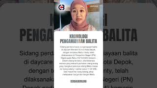 Meita Irianty Menangis dan Mual dalam Sidang Perdana Penganiayaan Balita di Depok [upl. by Fulton]