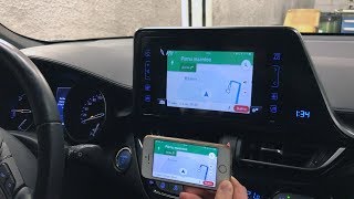 Toyota CHR Wifi MirrorLink [upl. by Erapsag]