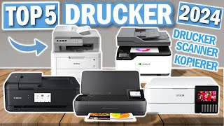 Top 5 MULTIFUNKTIONSDRUCKER 2024  Die Besten Drucker Scanner Kopierer im Vergleich [upl. by Ahsatam]