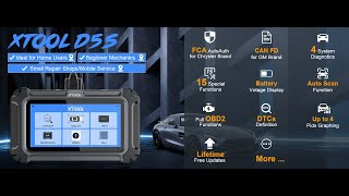 XTOOL D5S OBD2 Scanner  2024 Code Reader [upl. by Vidda176]