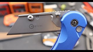 A Premium Work Knife The CIVIVI Elementum Utility Knife takes replaceable blades to the next level [upl. by Idac636]