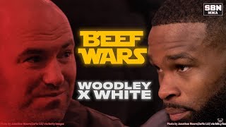 Tyron Woodley vs Dana White Beef Wars [upl. by Nilla707]