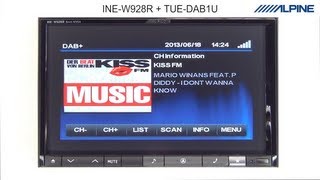 Alpine TUEDAB1U Add on DAB DAB Tuner [upl. by Neffets]